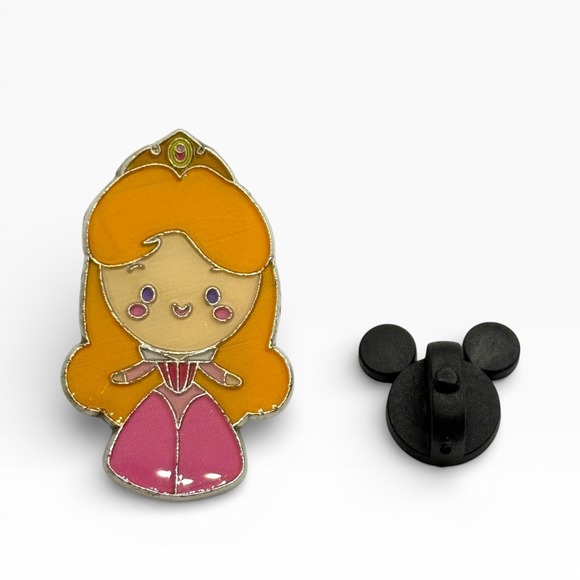 Disney Jewelry - Disney Hidden Mickey Princess Aurora Chibi‎ Enamel Pin